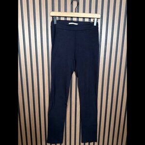Elaine Kim Pants Small Womens Blue Navy Santana Knit Pull On Skinny Stretch